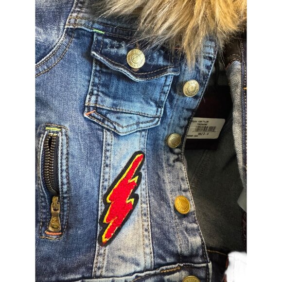 Elite Junior Boy's Premium Denim Jacket X-Small‎ (2-3) NWT - Picture 4 of 10